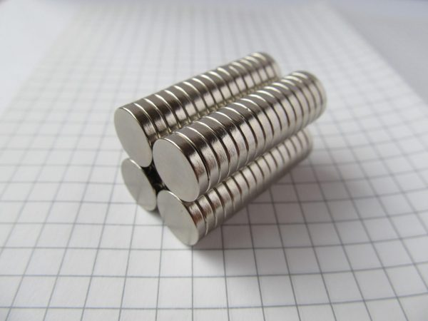 Neodymium magnet, disc, 10x2 mm - N38