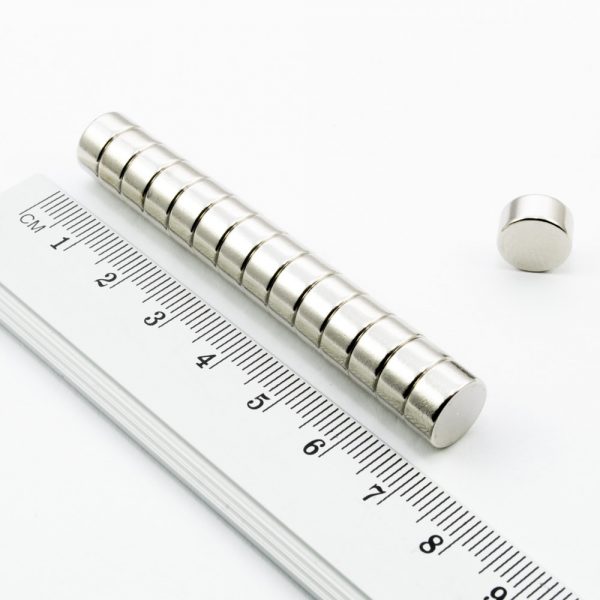 Neodymium magnet, disc, 10x5 mm - N45