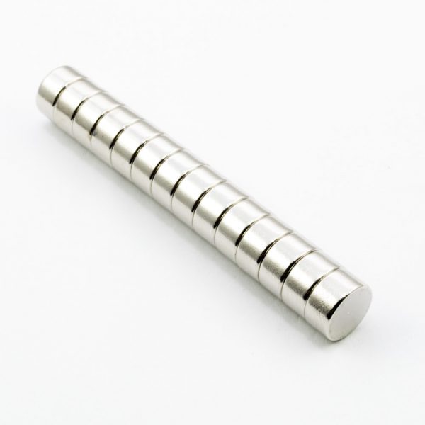 Neodymium magnet, disc, 10x5 mm - N45