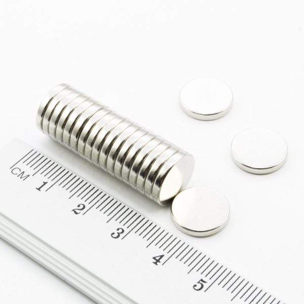 Neodymium magnet, disc, 12x2 mm - N38