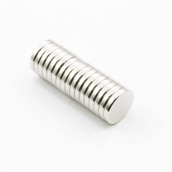 Neodymium magnet, disc, 12x2 mm - N38