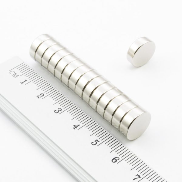 Neodymium magnet, disc, 12x4 mm - N38