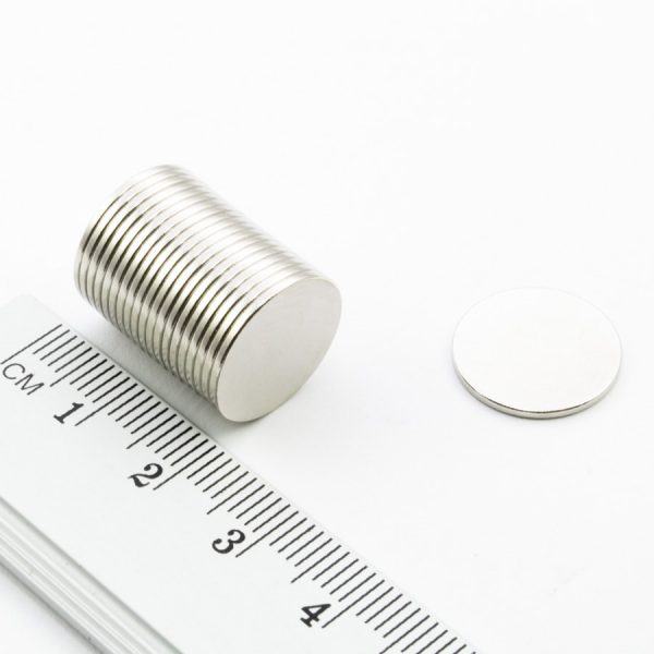 Neodymium magnet, disc, 15x1 mm - N38