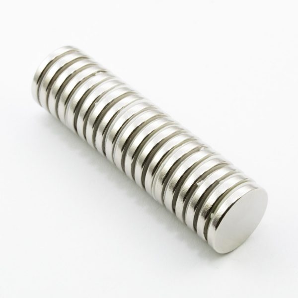 Neodymium magnet, disc, 15x2 mm - N45