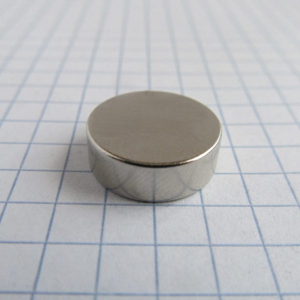 Neodymium magnet, disc, 15x5 mm - N40