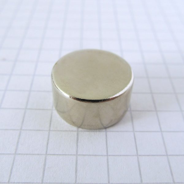 Neodymium magnet, disc, 15x8 mm - N38