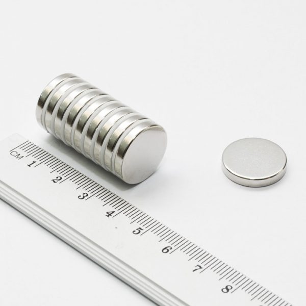 Neodymium magnet, disc, 18x3 mm - N38