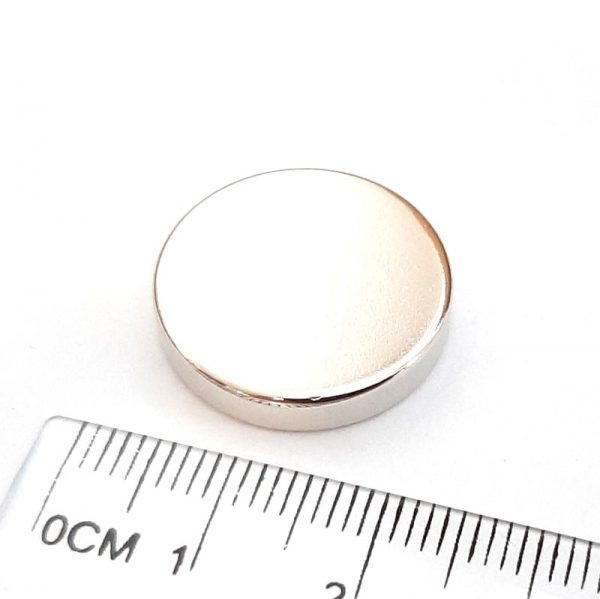 Neodymium magnet, disc, 20x4 mm - N38