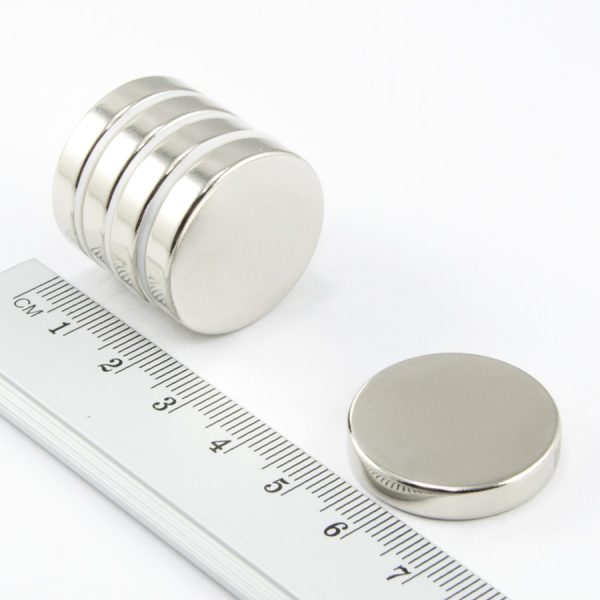 Neodymium magnet, disc, 25x5 mm - N38