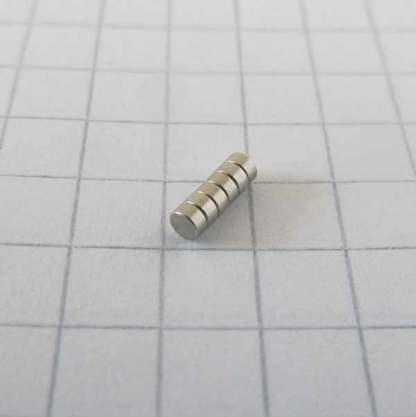 Neodymium magnet, disc, 2x1 mm - N52