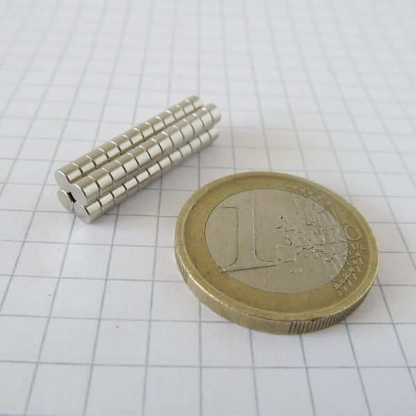 Neodymium magnet, disc, 3x2 mm - N38