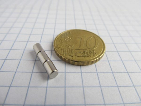 Neodymium magnet, disc, 3x5 mm - N38