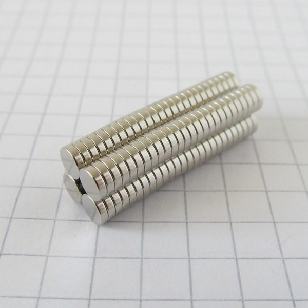 Neodymium magnet, disc, 4x1 mm - N52