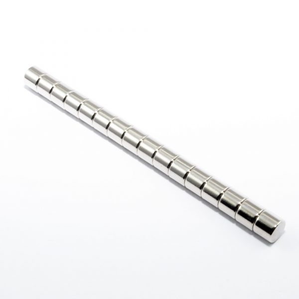 Neodymium magnet, disc, 6x5 mm, 120 °C - N45H