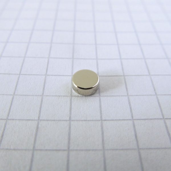 Neodymium magnet, disc, 5x2 mm - N38