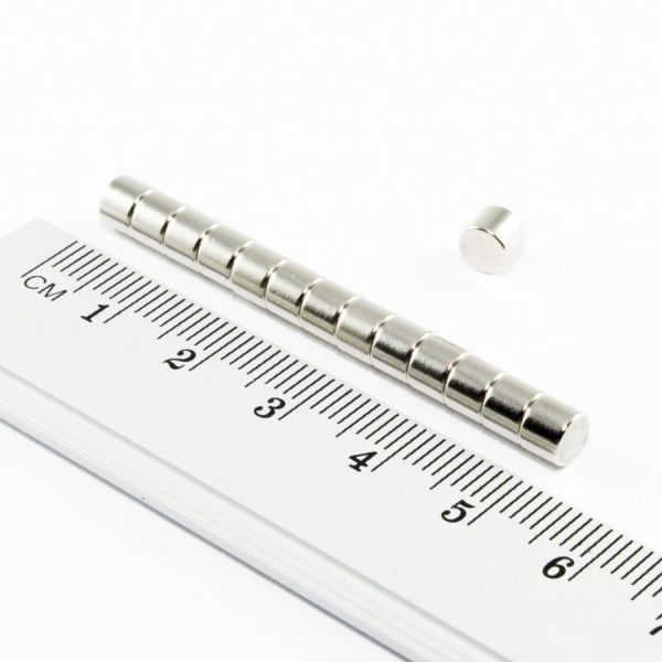 Neodymium magnet, disc, 5x4 mm - N38