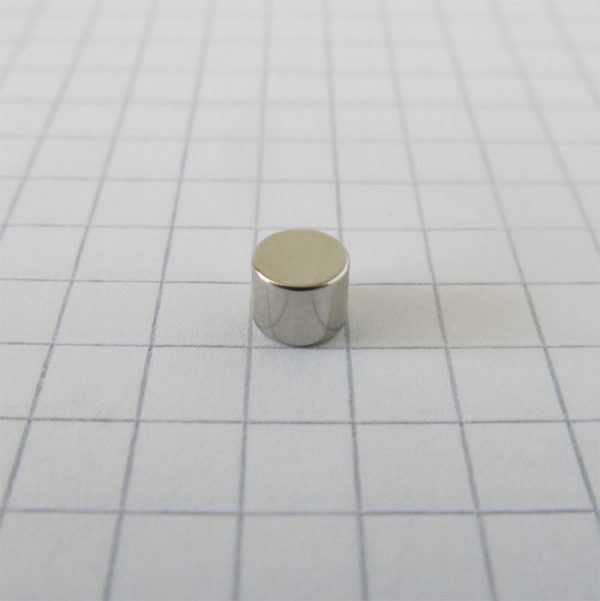 Neodymium magnet, disc, 5x4 mm - N38