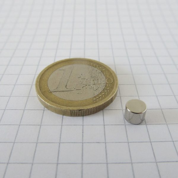 Neodymium magnet, disc, 5x4 mm - N38