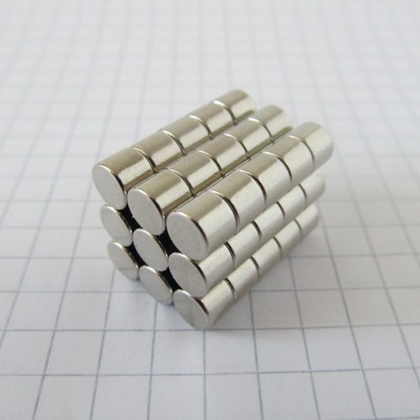 Neodymium magnet, disc, 5x4 mm - N38