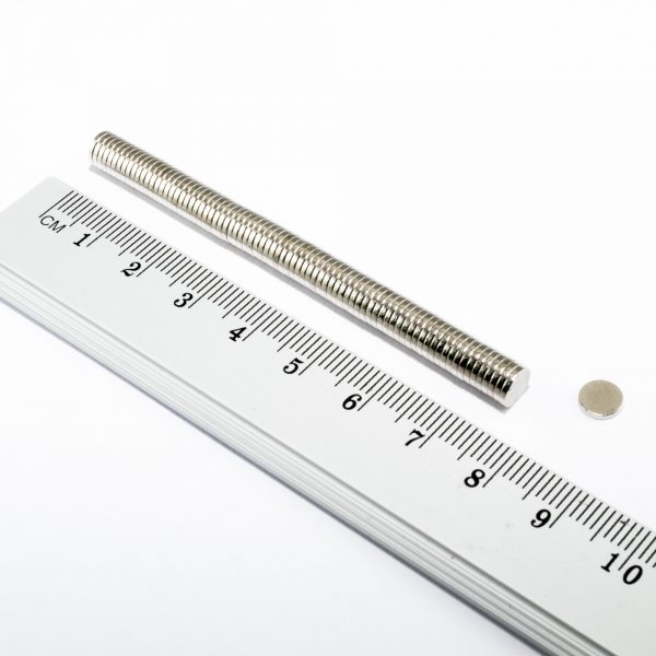 Neodymium magnet, disc, 6x1 mm - N38