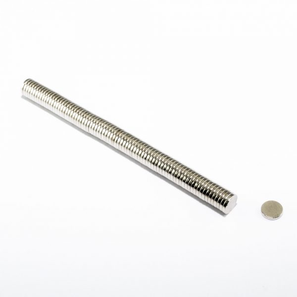 Neodymium magnet, disc, 6x1 mm - N38