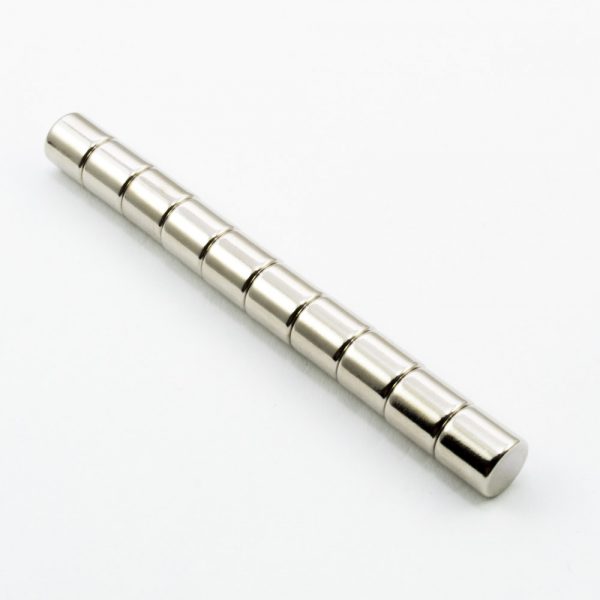Neodymium magnet, disc, 8x8 mm - N38