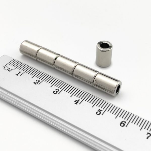 Neodymium magnet, ring, 7-3.7×10 mm - N42