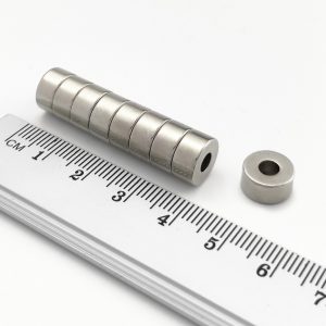 Neodymium magnet, ring, 10-4×5 mm - N38