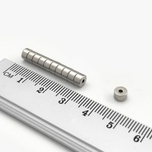 Neodymium magnet, ring, 5-1.5×3 mm - N38