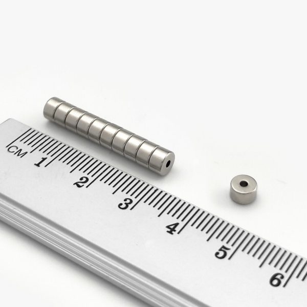 Neodymium magnet, ring, 5-1.5×3 mm - N38