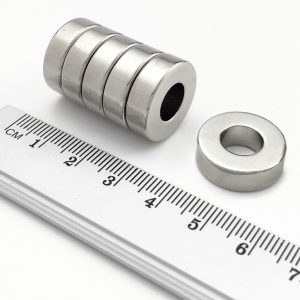 Neodymium magnet, ring, 19-9×6 mm - N38