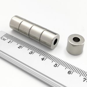 Neodymium magnet, ring, 12-5×10 mm - N38