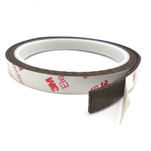 Neodymium magnetic adhesive tape, 10x1.5 mm (1 metre)