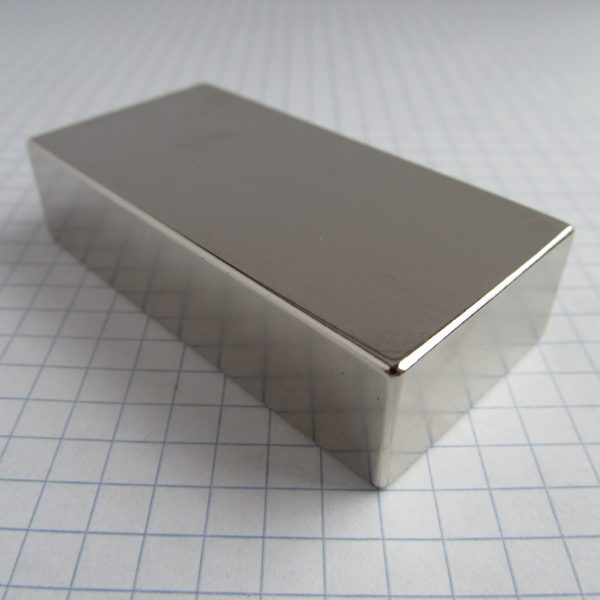 Neodymium magnet, block, 60x30x15 mm - N30