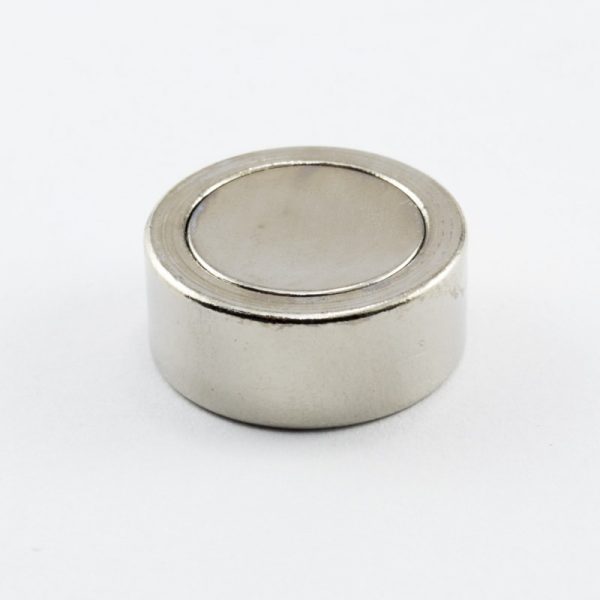 Pot magnet with internal thread, 19x8 mm