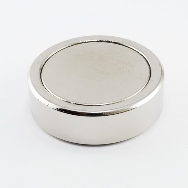 Pot magnet with internal thread, 50x15 mm