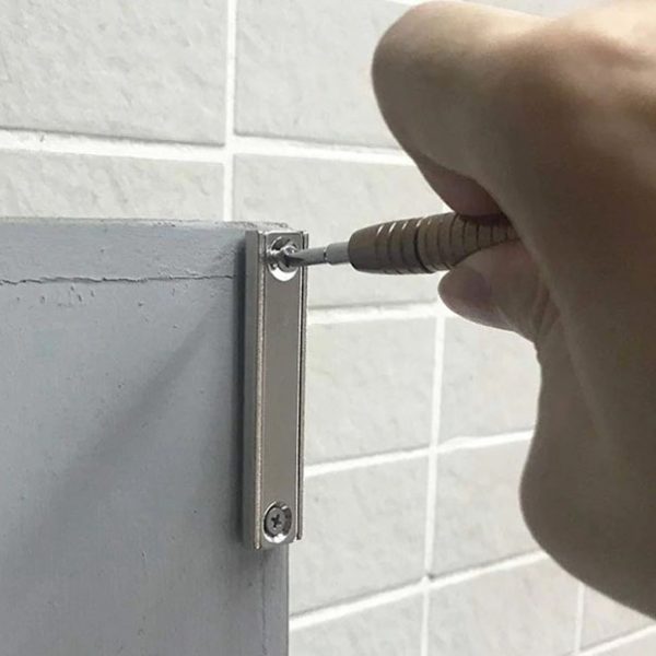 Pot magnet with screw holes, 60x13.5x5 mm