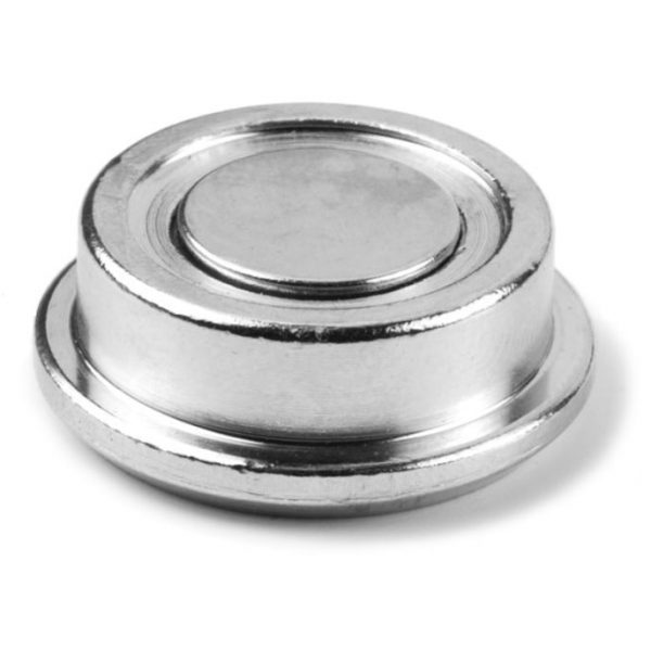 Small steel office magnet, diameter 25 mm