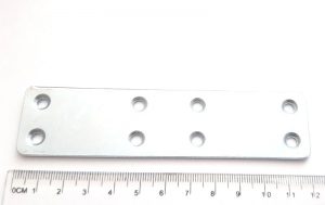 Steel counterpart, 120x30x2 mm, Zn
