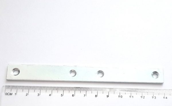 Steel counterpart, 140x15x2 mm, Zn