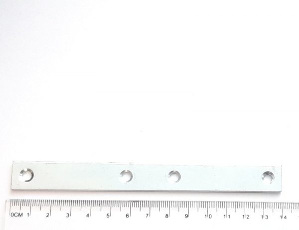 Steel counterpart, 140x15x2 mm, Zn