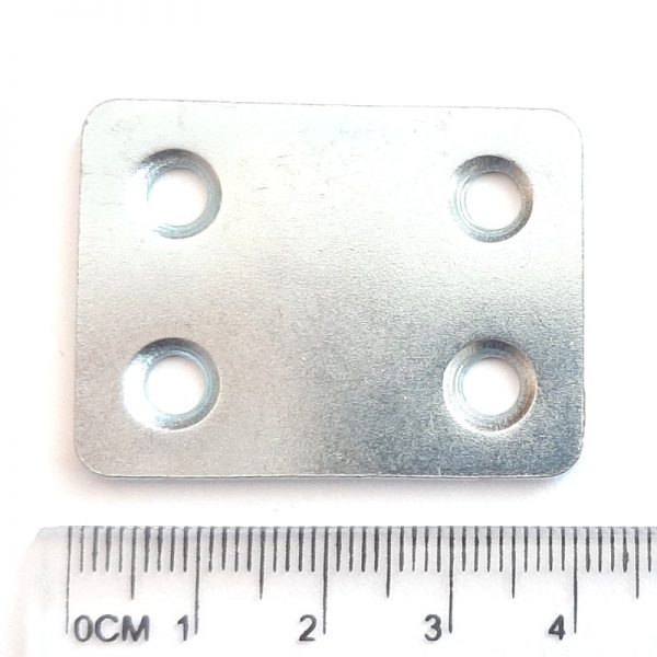 Steel counterpart, 40x30x2 mm, Zn