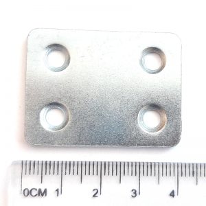 Steel counterpart, 40x30x2 mm, Zn