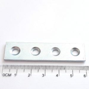 Steel counterpart, 60x15x2 mm, Zn