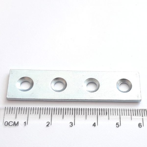 Steel counterpart, 60x15x2 mm, Zn