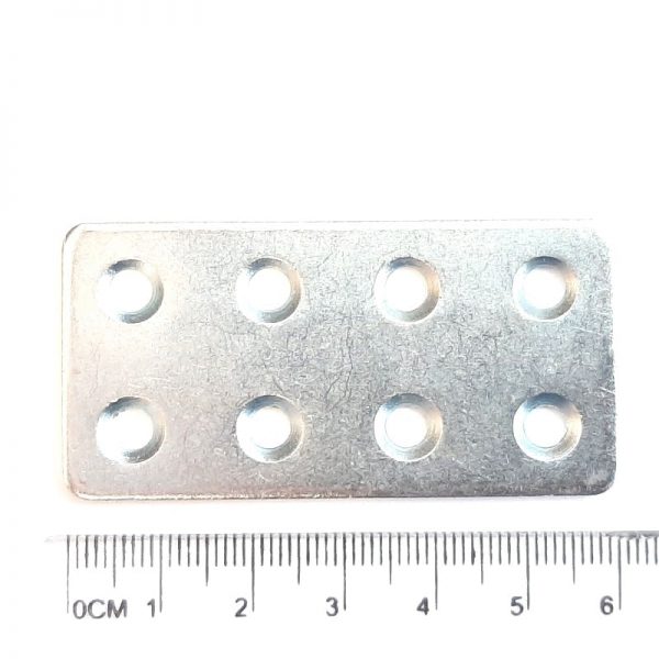 Steel counterpart, 60x30x2 mm, Zn
