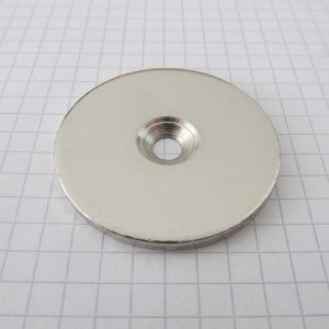 Steel counterpart, disc, 42x3 mm