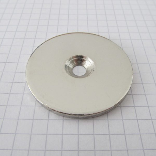 Steel counterpart, disc, 42x3 mm