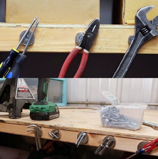 Use of magnetic mounts