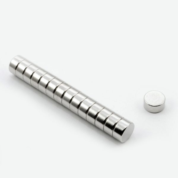 Neodymium magnet, disc, 8x4 mm - N38